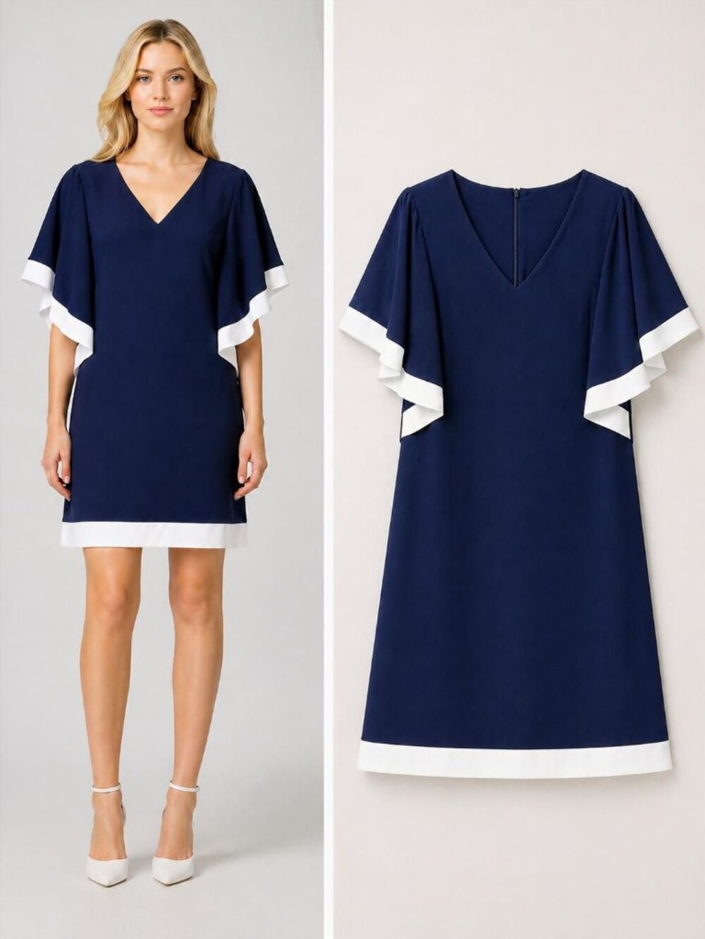 NWT Lauren Ralph Lauren 4pc Resale Dress Bundle Various Sizes + Open Toe Heels 9